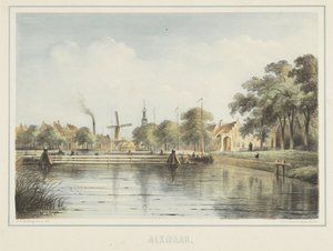 Ansicht der Vlotbrug in Alkmaar