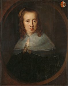 Porträt von Digna de Maets, erste Frau von François Leydecker