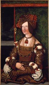 Porträt von Impress Bianca Maria (Blanche-Marie) Sforza
