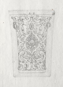 Ornamentaler Becher, 1581