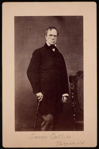 Porträt von George Catlin 1796-1872, ca. 1867 von Bernheim