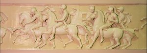 Der Triumph Alexanders des Großen, Detail (Fries) von Bertel Thorvaldsen