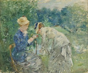 Im Bois de Boulogne von Berthe Morisot