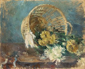 Chrysanthemen oder Der umgestürzte Korb, 1885 von Berthe Morisot
