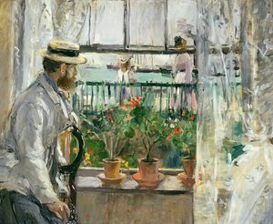 Eugène Manet auf der Isle of Wight, 1875