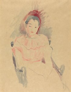 Sitzendes Mädchen, 1894 von Berthe Morisot