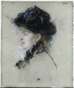 Mlle. Louise Riesener, 1888 von Berthe Morisot