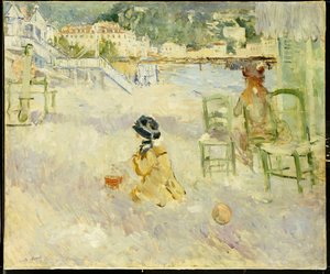 Der Strand von Nizza, 1882