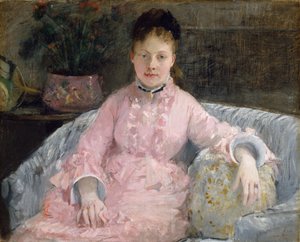 Das rosa Kleid Albertie-Marguerite Carré, später Madame Ferdinand-Henri Himmes (ca. 1870)