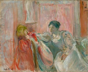 Frau und Kind von Berthe Morisot