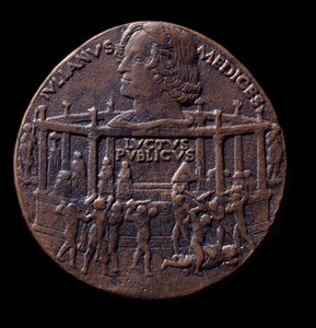 Bronzemedaille zur Pazzi-Verschwörung (1478)