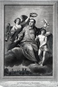 Apotheose von Händel, 1787 von Biagio Rebecca