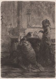 I Fratelli sono al campo Die Männer sind auf dem Feld, 1870 von Bianchi Mose