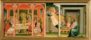 Szenen aus der Geschichte von Tobias: Er heiratet Sarah von Bicci di Lorenzo