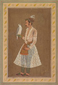 Porträt von Raja Jagat Singh von Nurpur regierte 1618-46, wahrscheinlich 1619 von Bichitr