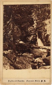 Stromschnellen und Kaskaden, Franconia Notch, New Hampshire