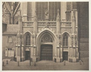 Unbetitelt [Südliche Fassade des Querschiffs der Kathedrale St. Michael und St. Gudula in Brüssel, Belgien]