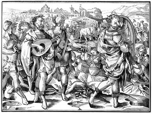 Wandernde Minnesänger, 1574, 1849