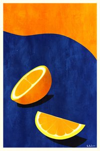 Frische Orangenscheiben von Bo Anderson
