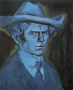 Selbstporträt, 1909 von Bohumil Kubišta