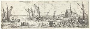 Gescheiterter Angriff auf Fort Kallo, 1638 von Bonaventura Peeters (I)