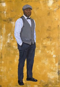Eleganter Mann in Gold von Borgenhag Holmqvist