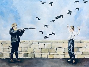Jugendliche Konfrontation