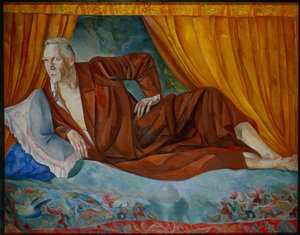 Porträt des Opernsängers Fjodor Schaljapin von Boris Dmitrievich Grigoriev