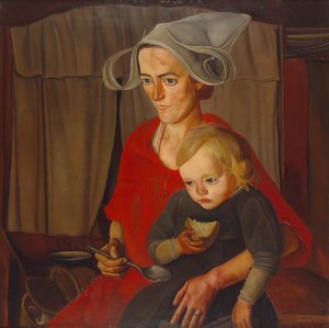 Die Armut, 1925 von Boris Dmitrievich Grigoriev