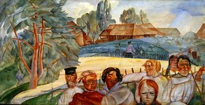 Russland, aus dem Zyklus Visages de Russie, 1917