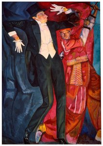 Porträt des Theaterproduzenten Wsewolod Meyerhold, 1916 von Boris Grigor