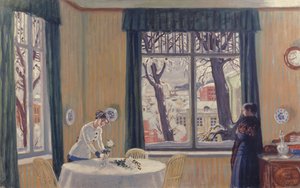Im Zimmer. Winter, 1915