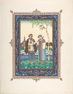Illustration zum Märchen Snegurochka, ca. 1925