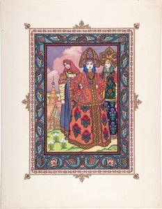Vassilissa die Schöne - Illustration für das Märchen Vasilisa die Schöne