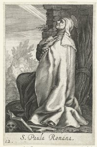 Heilige Paula von Rom als Einsiedlerin