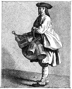 Ein Laternenhändler von Bouchardon