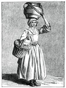 Eine Milchmagd, 1737-1742