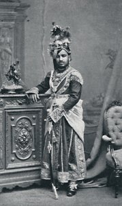Raja von Rutlam, Zentralindien, 1902