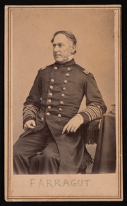 Porträt von David Glasgow Farragut von Brady