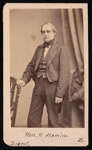 Porträt von Hannibal Hamlin 1809-1891, 1857 von Brady