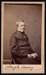 Porträt von Joseph Henry 1797-1878, 1865