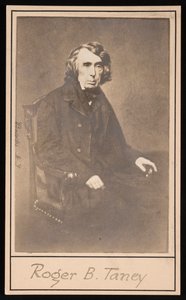 Porträt von Roger Brooke Taney 1777-1864, vor 1864