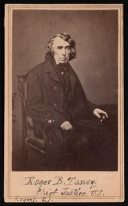Porträt von Roger Brooke Taney 1777-1864, vor 1864