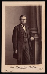 Porträt von Schuyler Colfax 1823-1885, vor 1885