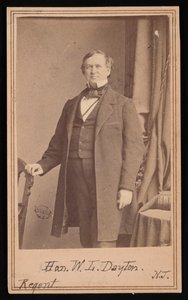 Porträt von William Lewis Dayton 1807-1864, vor 1864