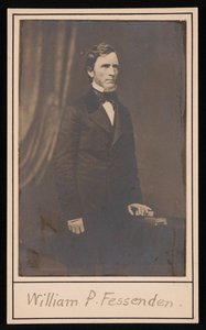 Porträt von William Pitt Fessenden, vor 1869 von Brady