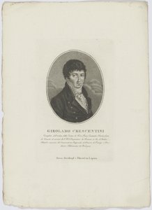 Porträt von Girolamo Crescentini, nach 1800