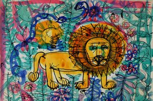 Löwe von Brenda Brin Booker