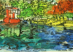 Das schwimmende Restaurant von Brenda Brin Booker