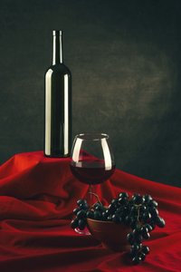 Rotwein Stillleben von Brig Barkow